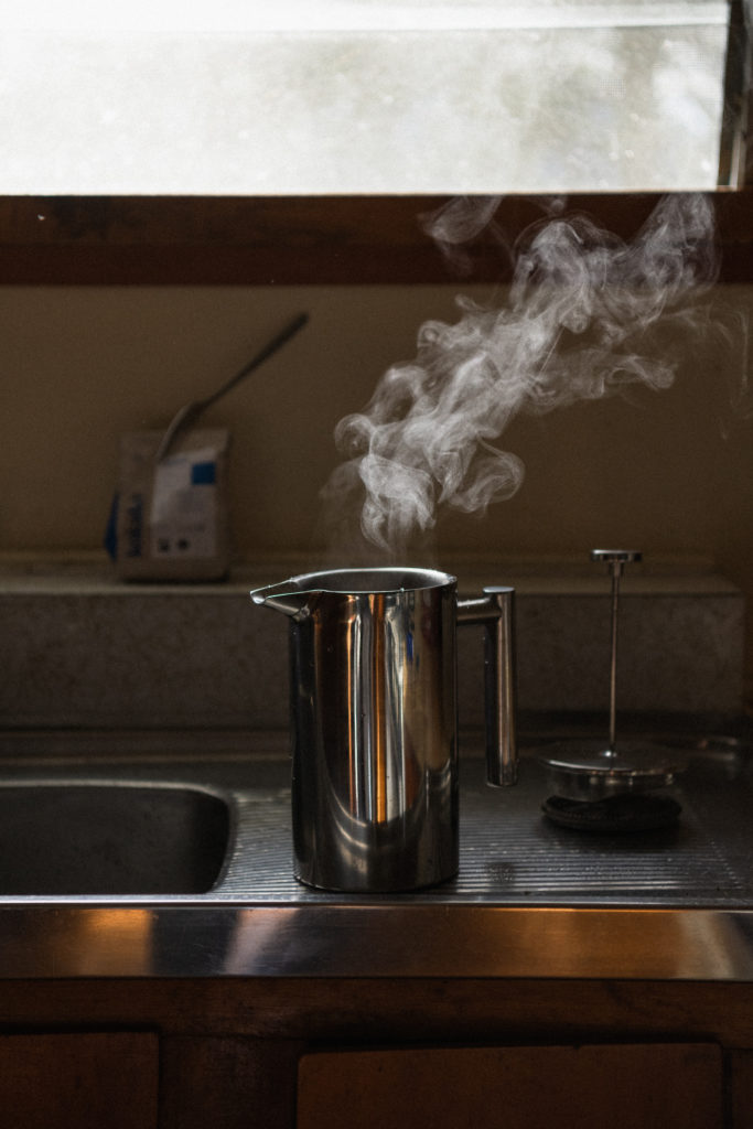 Coffee pot steaming PNG