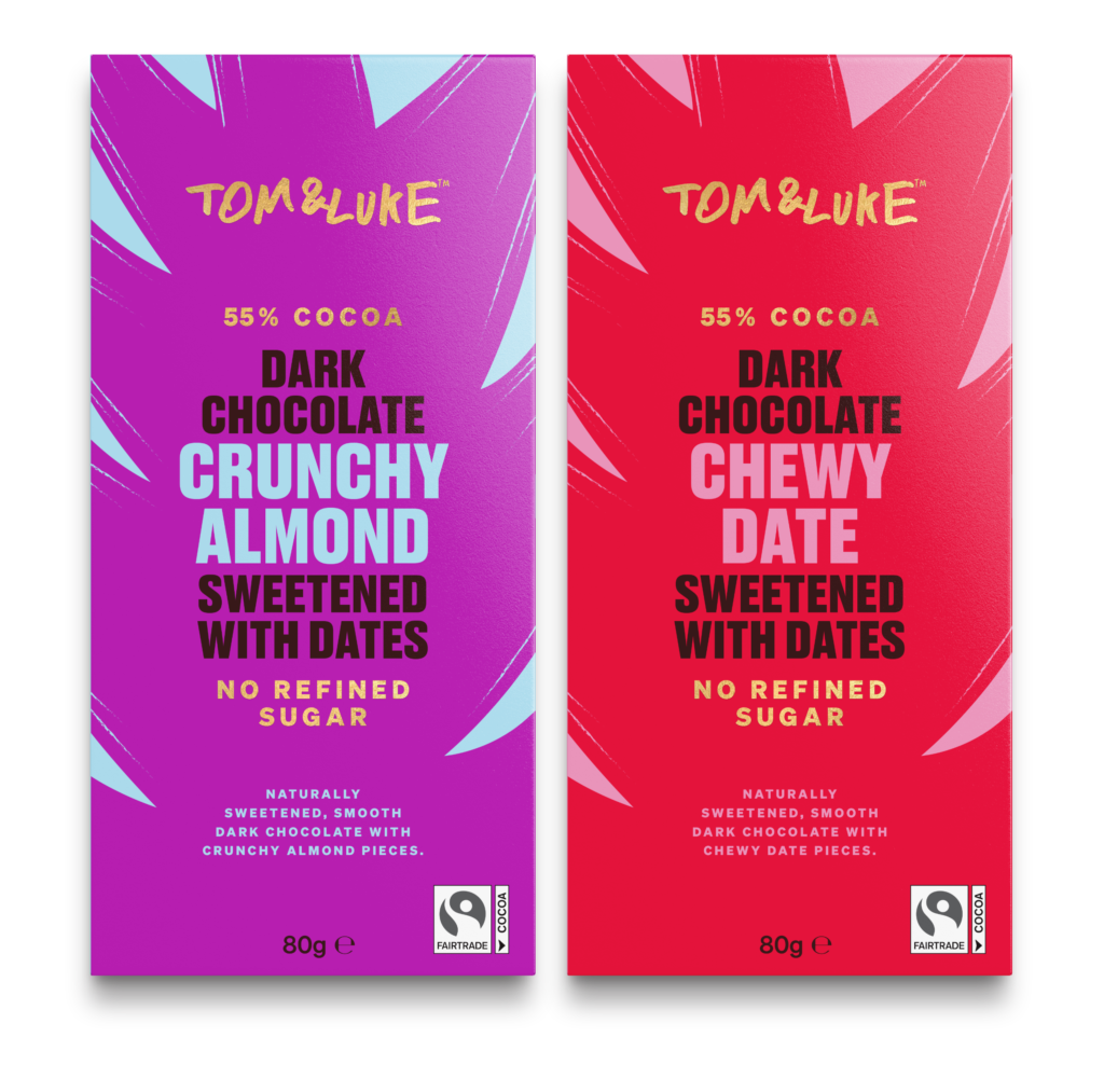 Tom & Luke Dark Chocolate Range